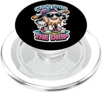Can't Stop The Drip Baseball Player Melting Ice Cream Boys PopSockets PopGrip pour MagSafe