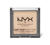 NYX Professional Makeup – Poudre matifiante Can't Stop Won't Stop – Fini mat – Light