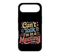 Can't Talk I'm in A Meeting Employé d'humour à Distance - Coque pour iPhone Air
