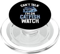 Can't Talk I'm on Catfish Watch Catfish PopSockets PopGrip pour MagSafe
