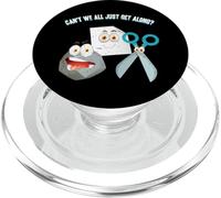Can't We All Just Get Along? Rock Paper Scissors PopSockets PopGrip pour MagSafe