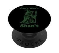 Can't Won't Shan't Frog Renaissance PopSockets PopGrip Adhésif