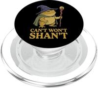 Can't Won't Shan't Frog Renaissance PopSockets PopGrip pour MagSafe