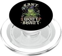 Can't Won't Shan't Frog Renaissance PopSockets PopGrip pour MagSafe