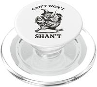 Can't Won't Shan't Frog Renaissance PopSockets PopGrip pour MagSafe