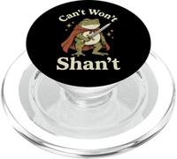 Can't Won't Shan't Frog Renaissance PopSockets PopGrip pour MagSafe