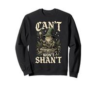Can't Won't Shan't Frog Renaissance Sweatshirt