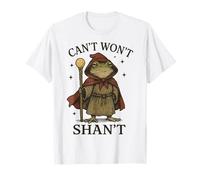 Can't Won't Shan't Frog Renaissance T-Shirt