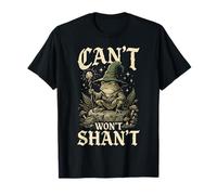Can't Won't Shan't Frog Renaissance T-Shirt