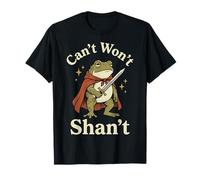 Can't Won't Shan't Frog Renaissance T-Shirt