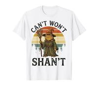 Can't Won't Shan't Frog Renaissance T-Shirt