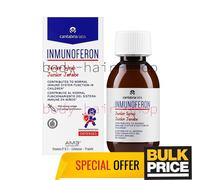 Cantabria Labs Inmunoferon Junior Sirop Orange Flavor Liquid Supplement 150ml