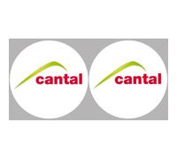 Cantal 15 - 2fois 10cm - Sticker/Autocollant