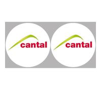 Cantal 15 - 2fois 5cm - Sticker/Autocollant