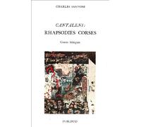CANTALENI : RHAPSODIES CORSES Contes bilingues