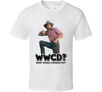 Cantata WWCD What Would Charles Ingalls Do Little House on The Prairie T Shirt White M