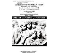 Cantate Domino Canticum Novum / Vocal Score