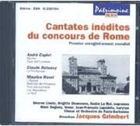 Cantates inédites du concours de Rome CD