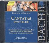 Cantates Rilling : Cant. D'eglise Bwv 106 À 108 Bach Collegium Stuttgart