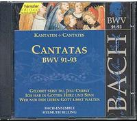 Cantates Rilling : Cant. D'eglise Bwv 91 À 93 Bach Collegium Stuttgart