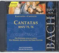 Cantates Rilling Vol. 24 : Bwv 75 & 76 Bach Collegium Stuttgart