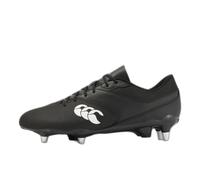 Canterbury Mixte Phoenix Raze Sol Mou Bottes de Rugby, Noir/Blanc, 50.5 EU