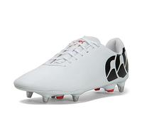Canterbury Homme Speed Raze Soft Ground Rugby Boots Bottes, Blanc, 39.5 EU