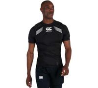 Canterbury Épaulières de rugby Elite Homme Noir/Blanc/Argenté XL