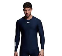 Canterbury Baselayer Thermoreg Haut de Compression Manches Longues Homme Bleu Marine FR : M (Taille Fabricant : M)