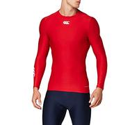 Canterbury Baselayer Thermoreg Haut de Compression Manches Longues Homme Rouge Vif FR : M (Taille Fabricant : M)