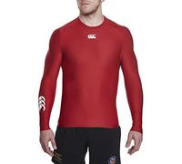 Canterbury Baselayer Thermoreg Haut de Compression Manches Longues Homme Rouge Vif FR : M (Taille Fabricant : M)