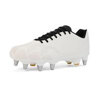 Canterbury Bottes de rugby pour adultes unisexe estampillées Ground Break Team Soft Ground Ground Blanc, blanc, 41.5 EU