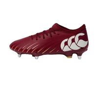 Canterbury Bottes de rugby unisexe CCC Speed Falcon Soft Ground Team, Dahlia rouge., 4.5 UK