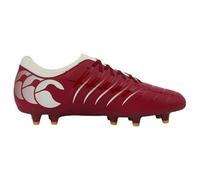 Canterbury Bottes de rugby unisexes CCC Phoenix 2.0 Team Firm Ground, Dahlia rouge., 40.5 EU
