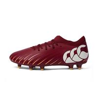 Canterbury Bottes de rugby unisexes CCC Speed Falcon Firm Ground Team, Dahlia rouge., 41.5 EU