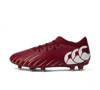 Canterbury Bottes de Rugby Unisexes CCC Speed Falcon Firm Ground Team, Dahlia Rouge., 45 EU