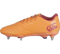 Canterbury - Bottes de rugby unisexes hommes/femmes pour sol mou "Phoenix Genesis Pro", cuir CS1835 (35,5 EU) (Orange/Jaune)
