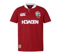 Canterbury British and Irish Lions SS Classic Chemise, Dahlia Rouge, L Mixte