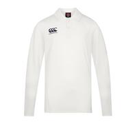 Canterbury Cricket Performance Long Sleeve Chemise Polo Garçon (Lot de 1)