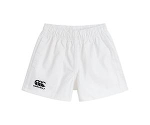 Canterbury E723405-1-10 Short de Rugby Garçon Blanc FR : M (Taille Fabricant : 10)