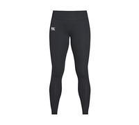 Canterbury Femme Collants longs VapoDri | Leggings taille haute | Évacuation de l'humidité | Poche intérieure Leggings longs Jet Black 14