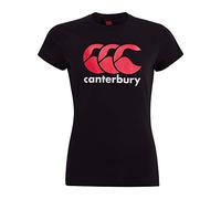 Canterbury Femme Logo T-Shirt, Noir, 44 EU