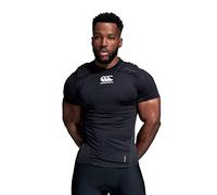 Canterbury - Haut de Rugby Core - Homme (S) (Noir/Blanc)