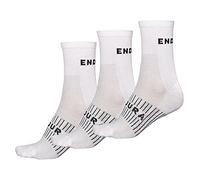 Endura Coolmax® Race Socks 3 Pairs Blanc EU 42.5-47 Homme,Femme White