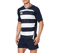 Canterbury Homme Maillot de Rugby Vapodri Evader à Rayures Horizontales | Technologie Vapodri | Coupe athlétique Professionnelle | Durable Maillot de Rugby Technique
