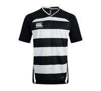 Maillot rayé Canterbury Vapodri Evader Noir 3XL