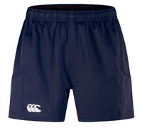 Canterbury Homme Short de Rugby Advantage 2.0 | Taille élastiquée | Logo CCC Shorts de Gym Navy XS