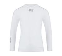 Canterbury Baselayer Thermoreg Haut de Compression Manches Longues Enfant Blanc FR : L (Taille Fabricant : L)