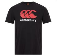 Canterbury Large Logo T Shirt Mens Noir/Rouge/Blanc 2XL Male