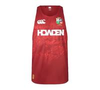 Canterbury Lions Britanniques et Irlandais Poly Singlet, Dahlia Rouge, S